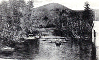 Squam River near Holderness Inn c. 1910.