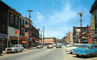 Main Street, Laconia, NH, looking north c. 1950