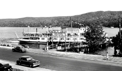Mount Washington docked at Alton Bay c. 1950