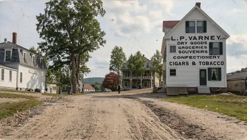 Depot St, Alton, NH, 1911