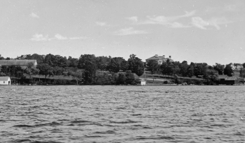 Wolfeboro from Lake Winnipesaukee early 1900s